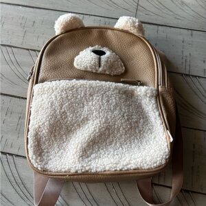 Cat & Jack Brown and White Bear Backpack